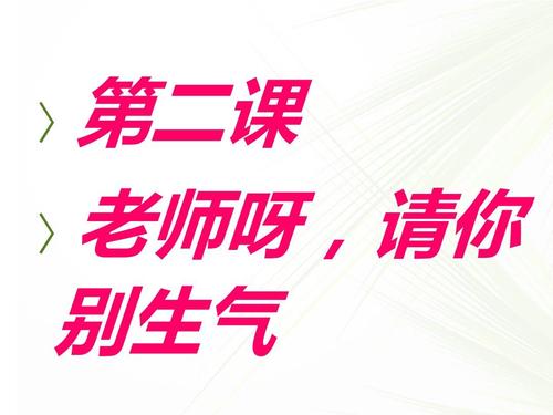 老师呀请你别生气音乐评课