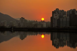 台风前的宁静，珠海晚霞的绚烂与城市的静谧